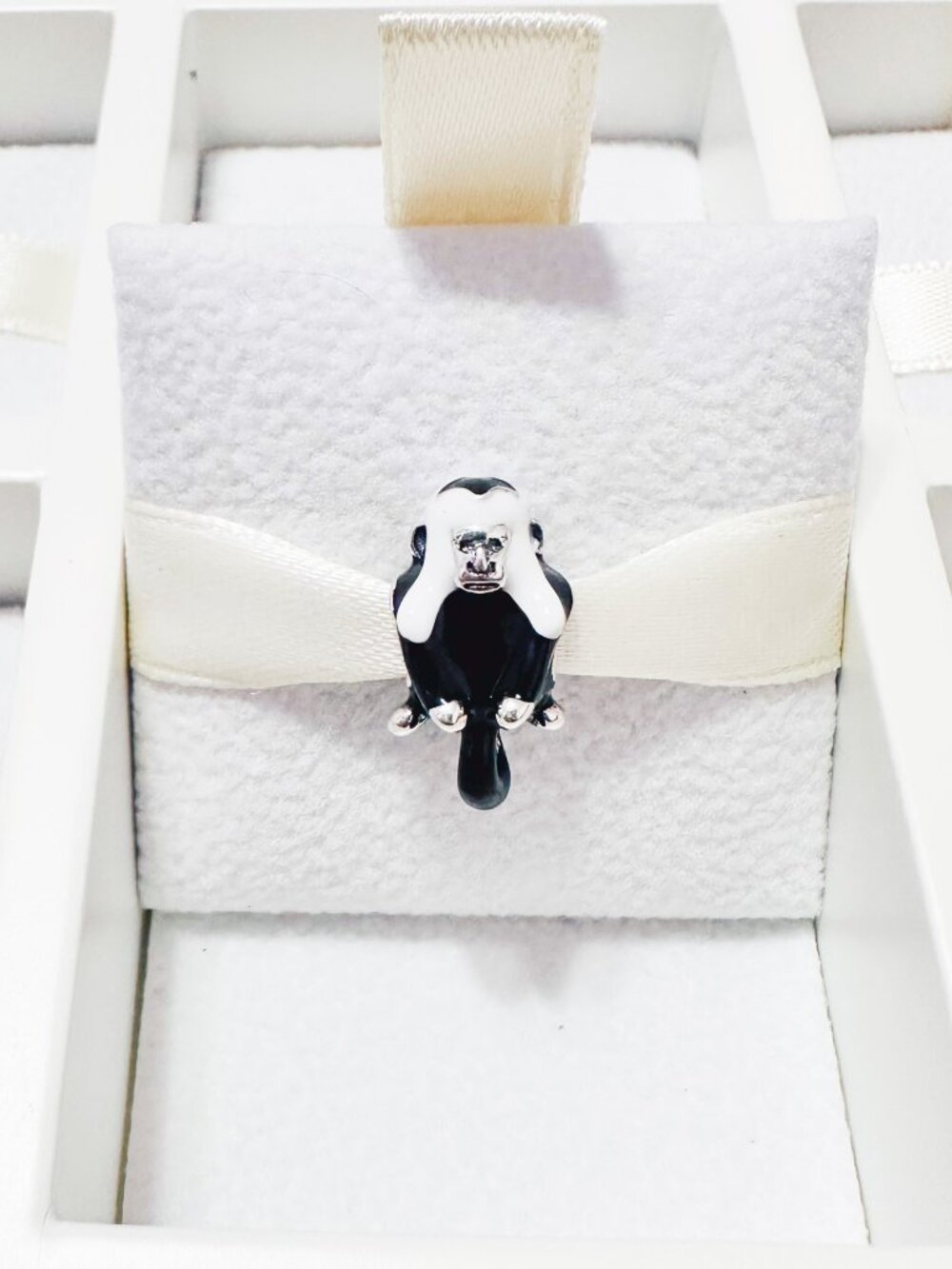 925 Sterling Silver Friends TV Series Marcel Monkey Charm Fits Pandora